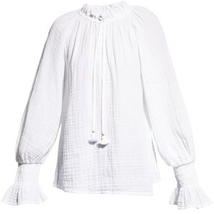 Figue Lianna Cotton Gauze Top Size S